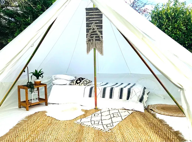 2 person luxury 4m Bell Tent (double bed only)